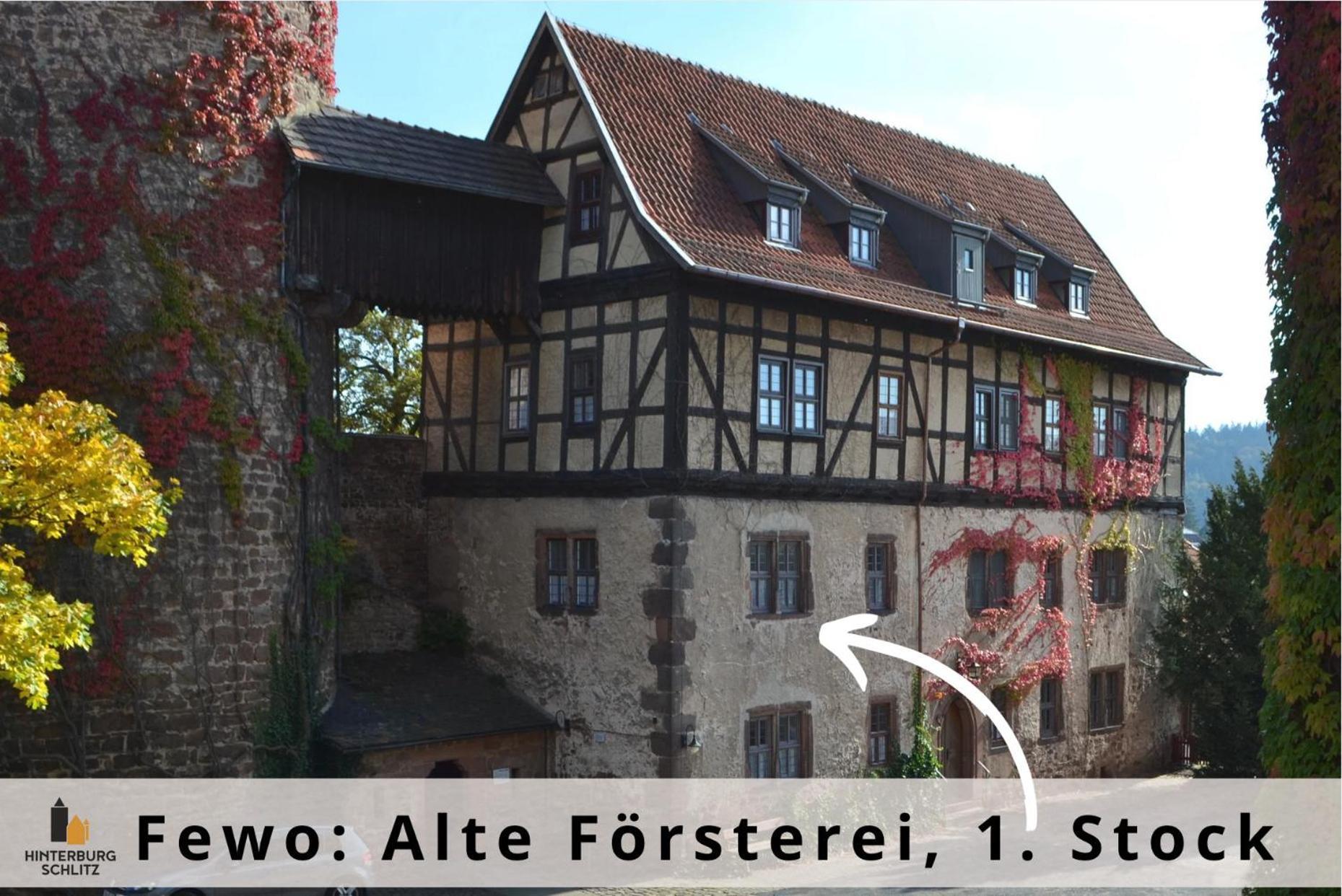 Alte Foersterei - Elegantes Apartment In Der Historischen Hinterburg Schlitz - Nahe Fulda Und Bad Hersfeld 외부 사진